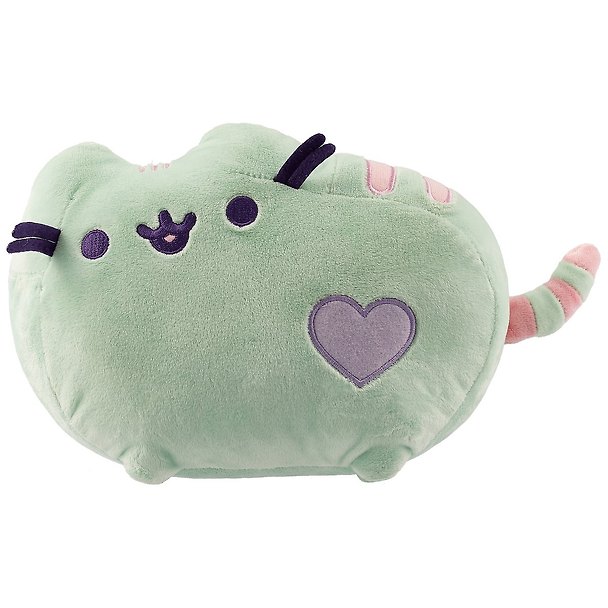 Котик Pusheen с сердечком салатовый (средний) (4060003) 2624564 — 1