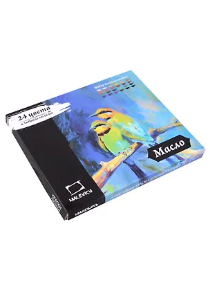 Краски масляные 24цв 12мл Малевичъ 2938975