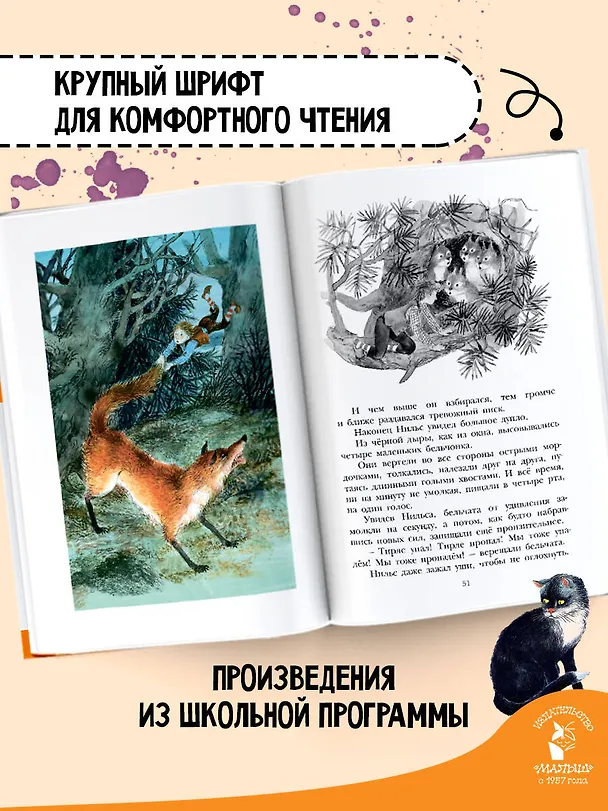 Книга Чудесное путешествие Нильса с дикими гусями (Сельма Оттилия Лувиса Лагерлёф) — 6