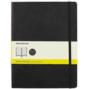 Книга для записей А5 120л "CLASSIC SOFT Large", интегр.перепл., черн, инд.уп., Moleskine