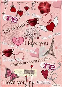 Скраб-карта Я тебя люблю А4 (sck136)