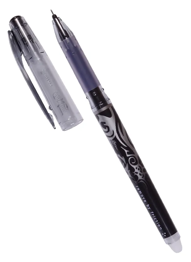 Гелевая ручка пиши-стирай черная Frixion Point BL-FRP5-B, Pilot 245347 — 1