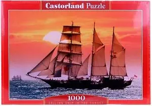 Пазл Castorland Парусник на закате, 1000 элементов
