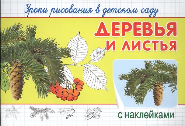 Книга Уроки рисования в детском саду. Деревья и листья () — 1