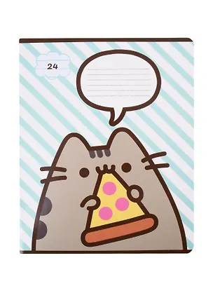 Тетрадь в линейку Pusheen, 24 листа, в ассортименте 256929