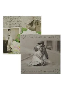 Набор салфеток для декупажа Любовь навсегда (80013/SDL330000) (2шт) (упаковка)