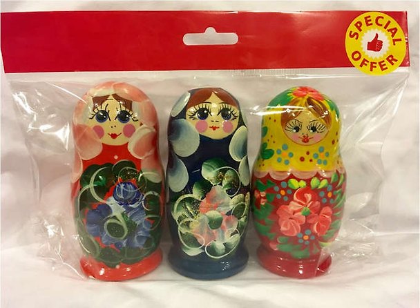 Сувенир, АКМ, Набор "Матрешка" 3шт. 335779 — 1