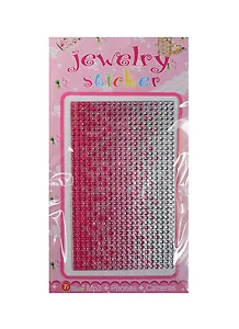 Набор д/творчества Стразы литые для телефона на картонке Jewelry sticker (1461-1/21) (розовые)