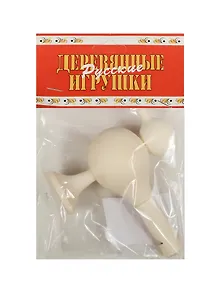 Свистулька большая деревянная Соловушка (неокр) (РДИ604) (10х10х5см) (Анданте) (3+)