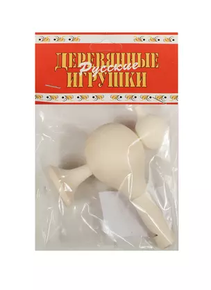 Свистулька большая деревянная Соловушка (неокр) (РДИ604) (10х10х5см) (Анданте) (3+) — 2548211 — 1