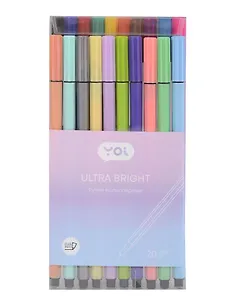 Ручки капиллярные 20цв 0,45мм, пвх бокс, Art idea