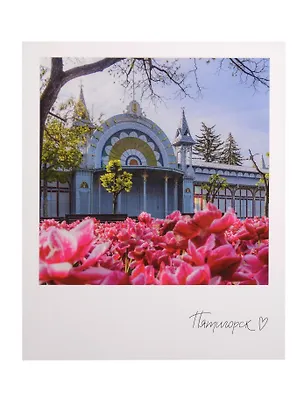 Открытка одинарная "Пятигорск. Цветник" фото 3134057