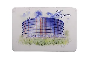 Магнит картон Иннополис Университет бублик (Казань) (МК/701/006)
