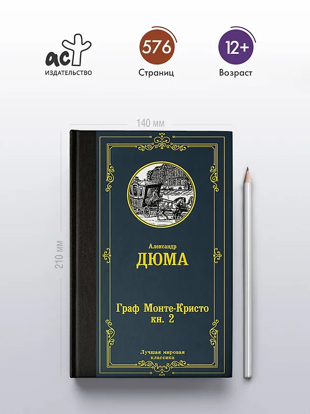 Книга Граф Монте-Кристо. В 2 кн. Кн. 2 (Александр Дюма (отец)) — 6