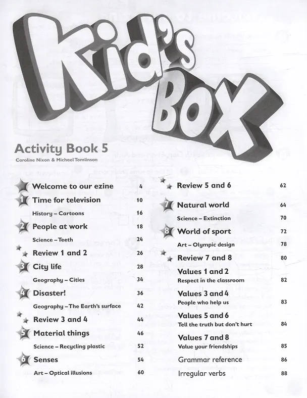 Книга Kids Box. Level 5. Activity Book with Online Resources (Michael Tomlinson, Caroline Nixon) — 2