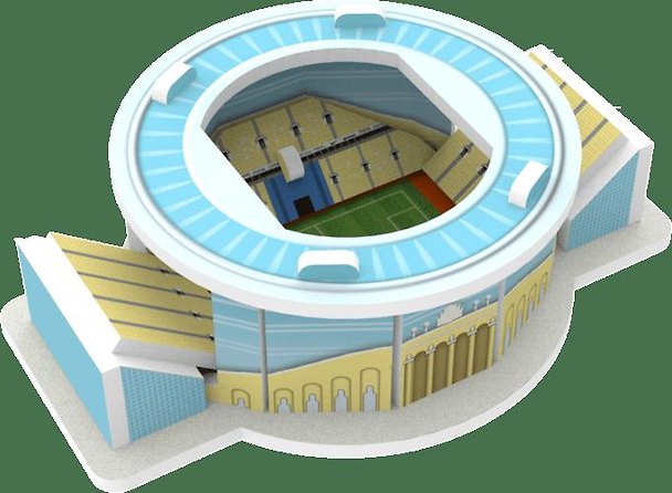Сборная модель, 3D пазл,стадион Екатеринбург Арена,10 дет., 7,6*5,3*2,6см 343242 — 1