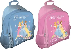 Рюкзак школьный "Принцессы" 39*31*12, мягк.спинка, вентиляц.сетка, Disney