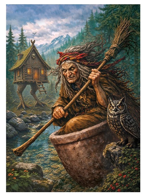 ПАЗЛЫ 500 элементов. СКАЗКИ. БАБА-ЯГА (Арт. Ф500-9620) 3179386 — 1