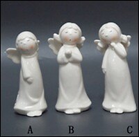 Фигурка декоративная "Ангел" 573102,  H 10 см, 3 в. (Ремеко РС) 2332195 — 1