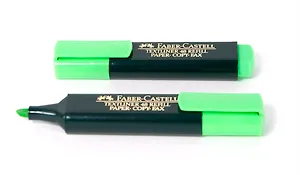 Текстовыделитель Faber-Castell, зеленый