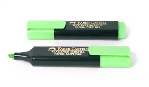 Текстовыделитель Faber-Castell, зеленый — 214031 — 1