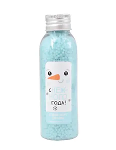 Жемчуг для ванны Снеговик, аромат Маршмэллоу (Ural Lab) (85г)