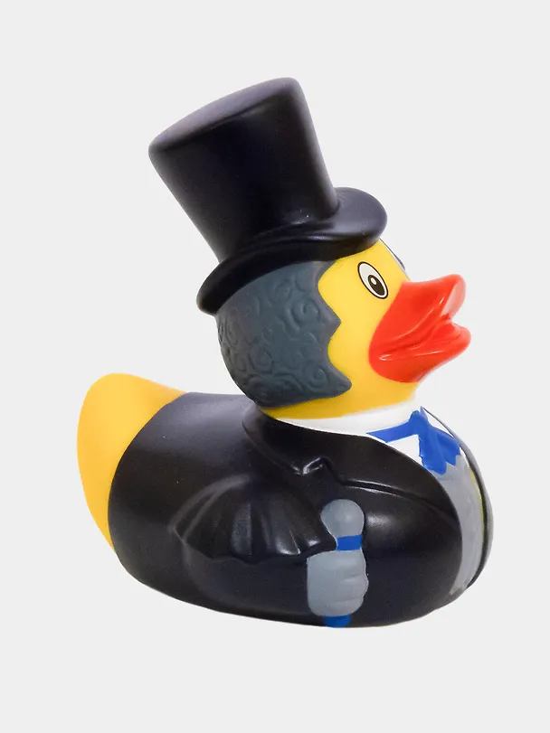 Игрушка для ванной, уточка резиновая FUNNY DUCKS "Пушкин уточка" (1332) 3122146 — 2