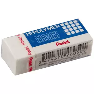 Ластик «Hi-polymer» Pentel, 1.6 х 4.3 см — 224046 — 1