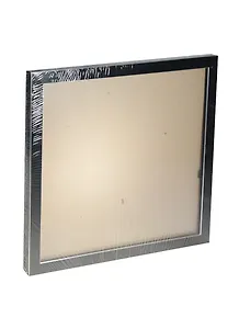 Рамка пластик 30*30 "Gerda" черная с серебром, 100 рамок