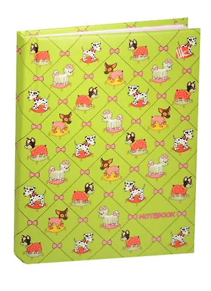 Записная книжка А6 80л "Мини-собачки" 7БЦ, с поролоном, мат.лам., выб.лак, блестки, Listoff 241539