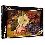 Пазл Step Puzzle, Русские музеи, Букет цветов с улиткой, 1000 элементов 2152988 — 1
