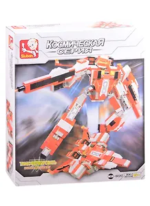 Конструктор серии Космический, Трансформер-военный самолет, 331 дет.