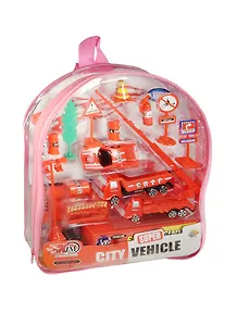 Набор игрушек Пожарные В рюкзачке (dv-136) (пласт.) (3+)