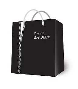 Пакет подарочный пластик А5 23*26*10 муж.тематика, ассорти PBS, МегаМАГ