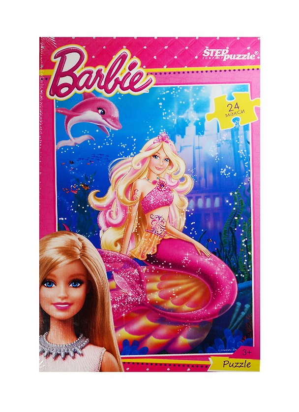 Пазл Mattel Барби Step puzzle maxi 24эл. 50x34,5см 2511240 — 1