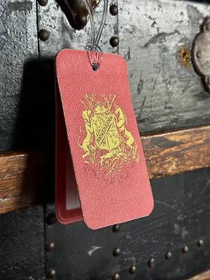 Багажная бирка на резинке Герб Мюнхгаузена 3058414