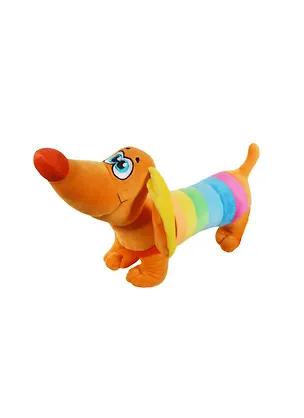 Игрушка антистресс Такса Радужная (57см) (1433/БЖ) 2468894