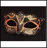 Карнавальная маска "Влюбленный" (22534) (с атласной лентой) (Феникс-Презент)