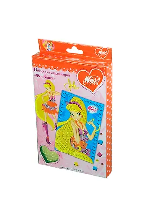 Набор для аппликации Феи Винкс Стелла из EVA и стразов (43007Stella/WFD) (WINX Club) (коробка) 2393391