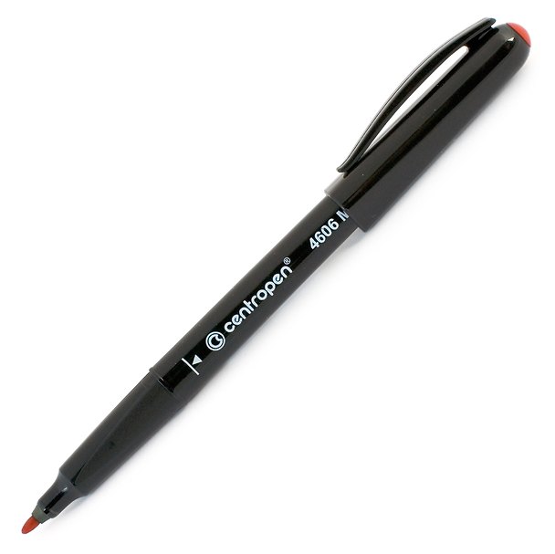 Маркер перманентный красный 1 мм, Centropen 216674 — 1