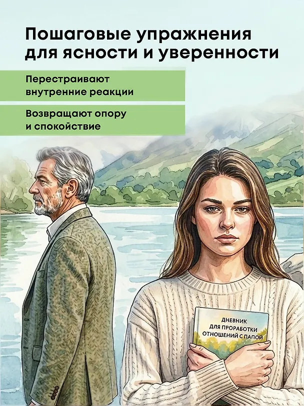 Книга Дневник для проработки отношений с папой. 30 шагов к внутренней силе, безопасности и уважению к себе () — 6