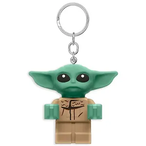 LGL-KE179AH Брелок-фонарик для ключей LEGO Star Wars - Малыш Грогу Мандалорец (The Mandalorian Grogu), возраст 6+