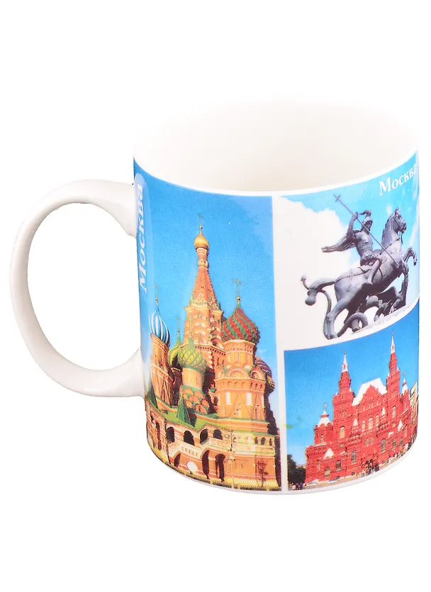 Кружка Москва (фарфор) (300мл) (P1124-Msk) 2882013 — 3