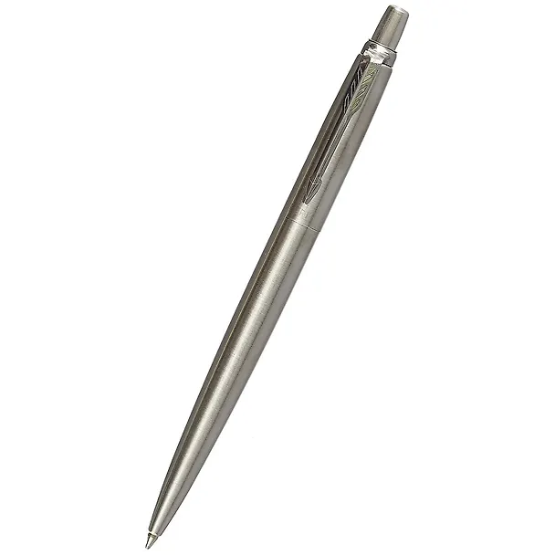 Ручка подарочная шариковая синяя, Jotter Stainless Steel CT, Parker 243009 — 1
