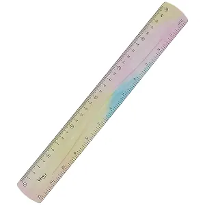 Линейка 30см "Градиент", гибкий пластик