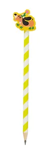 Карандаш ч/гр с ластиком "Собачка" ассорти