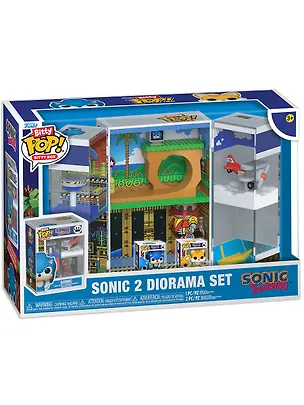 Набор Funko Bitty POP! Bitty Box Sonic the Hedgehog Sonic 2 Diorama Set+Sonic+Tails (93563) 3170694