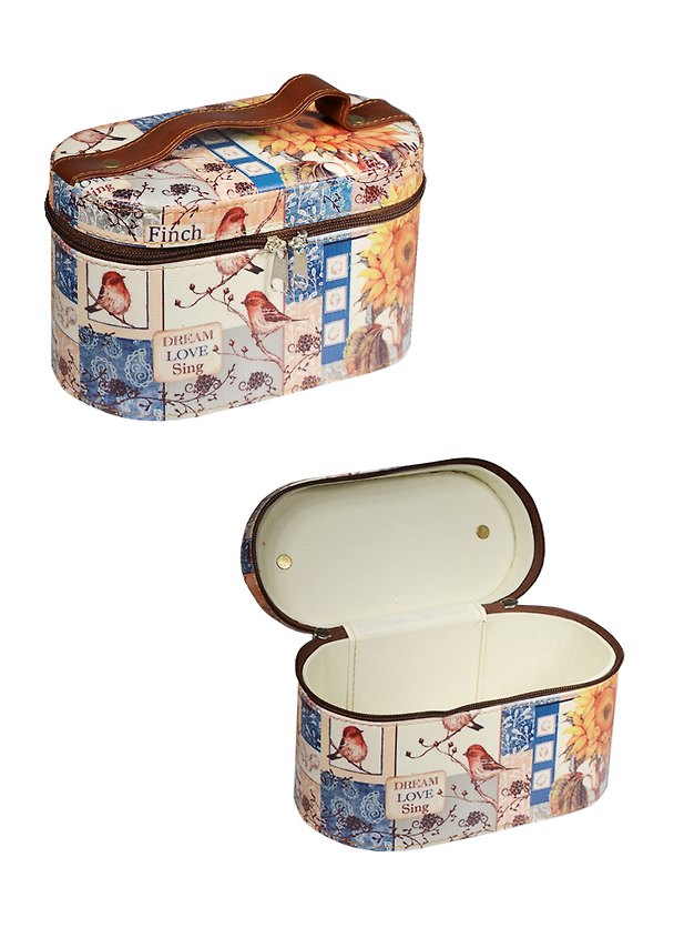 Шкатулка (21х13,5х11,5) (кожзам) (35019) 2507450 — 1