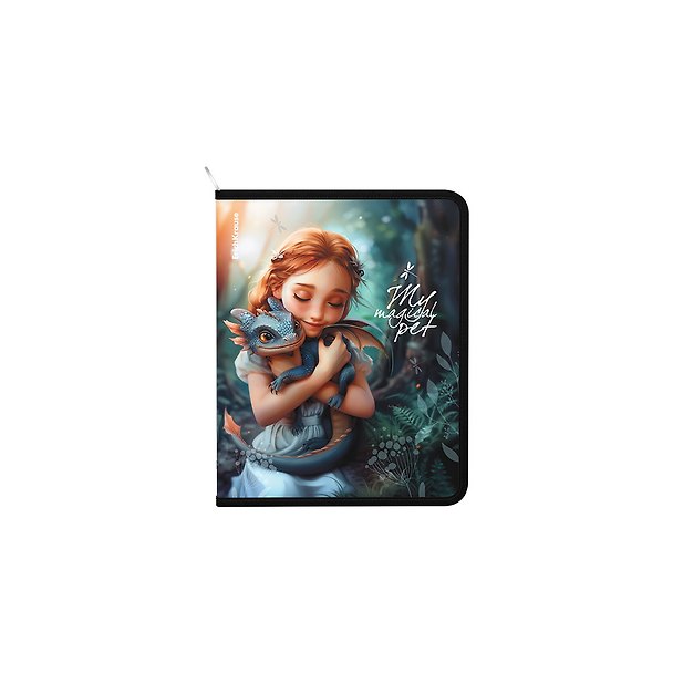 Папка для тетрадей A5+ "Magic Pet" молния с трех сторон, пластик, Erich Krause 3081223 — 1