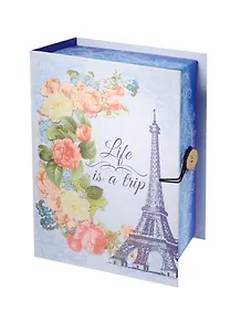 Коробка-шкатулка, Феникс презент, Апрельский Париж S 18*12*5см 42358